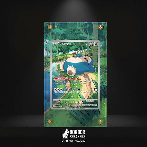 Snorlax Promo SVP 051 Pokémon Extended Art Display Case