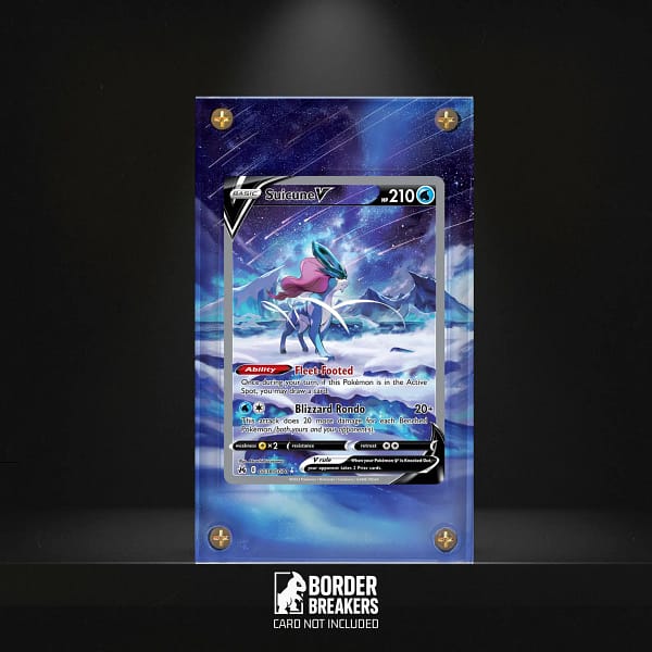 Suicune GG38/GG70 Pokémon Extended Art Artwork Display Case