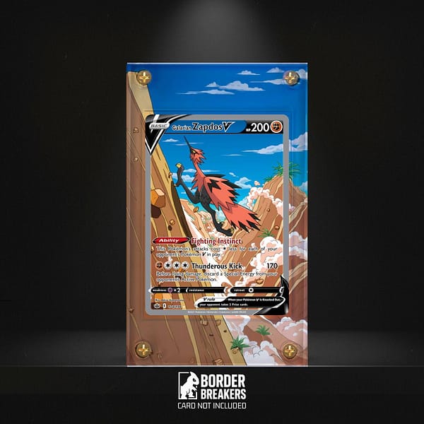 Zapdos 174/198 Pokémon Extended Art Display Case