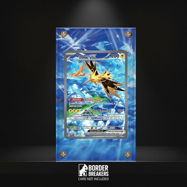 Zapdos 202/165 Pokémon Extended Art Display Case