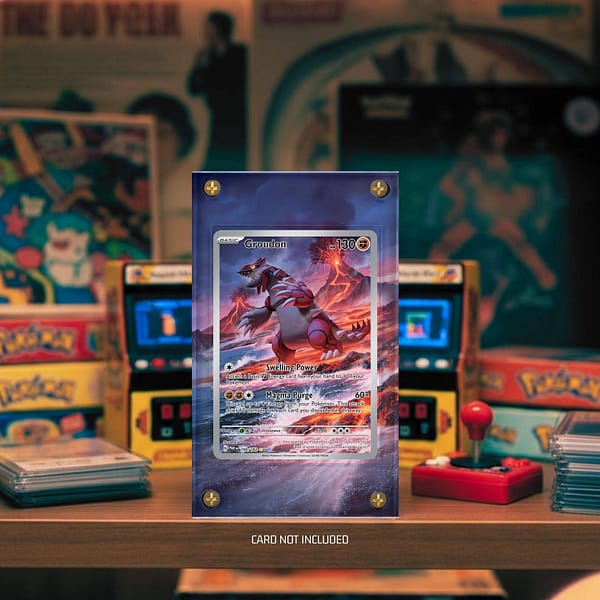 Groudon 199/182 Pokémon Extended Art Display Case