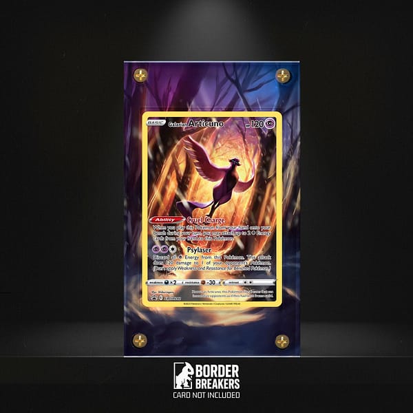 Galarian Articuno SWSH282 Promo Pokémon Card Extended Art Display Case
