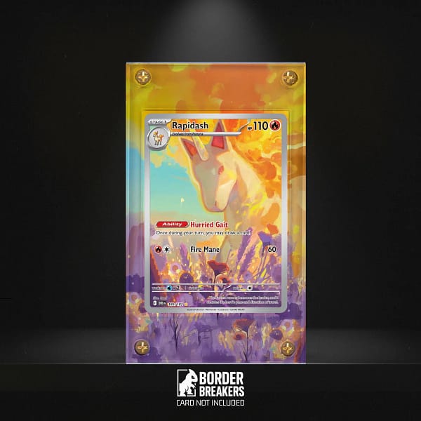 Rapidash 189/182 Pokémon Extended Art Display Case