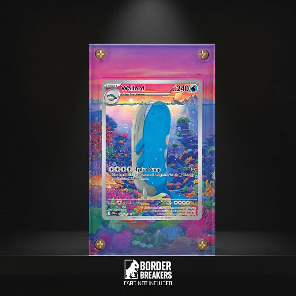 Wailord 162/159 Pokémon Extended Art Artwork Display Case