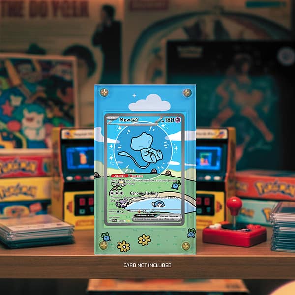 Mew Ex 232/091 Pokémon Card Extended Art Display Case