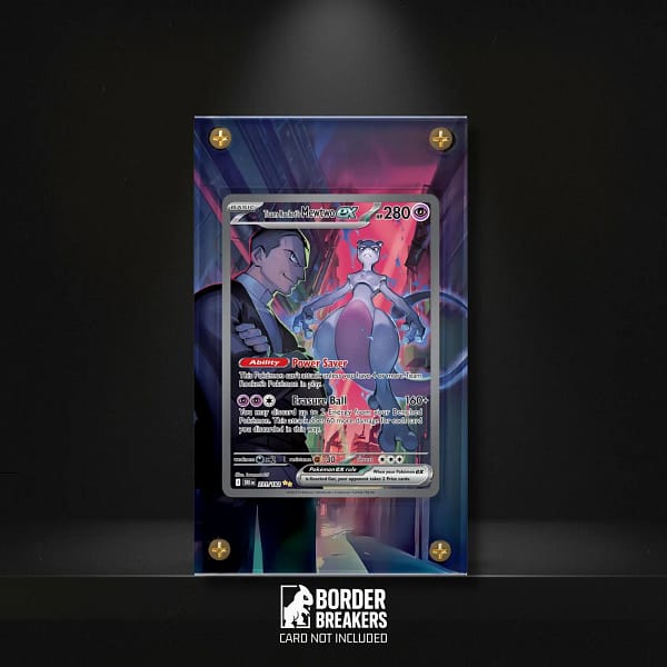 MewTwo Ex 231/182 Pokémon Extended Art Display Case