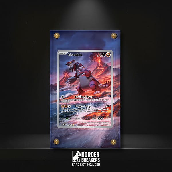 Groudon 199/182 Pokémon Extended Art Display Case