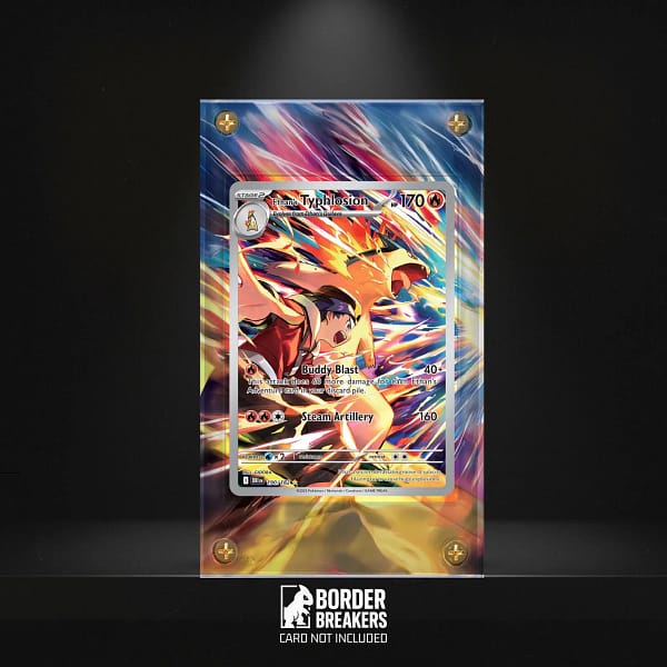 Typhlosion 190/182 Pokémon Extended Art Display Case