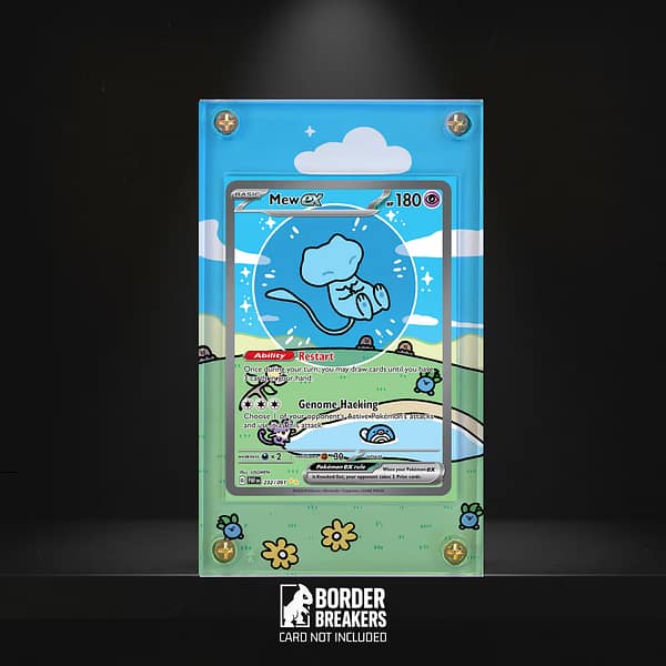 Mew Ex 232/091 Pokémon Card Extended Art Display Case