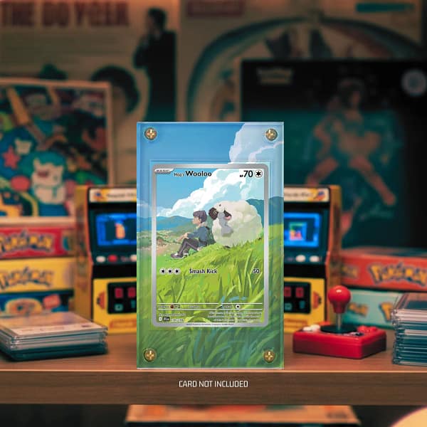 Hops Wooloo 170/159 Pokémon Card Extended Art Artwork Display Case