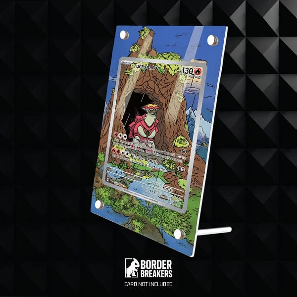 Turtonator 146/142 Pokémon Card Extended Art Display Case