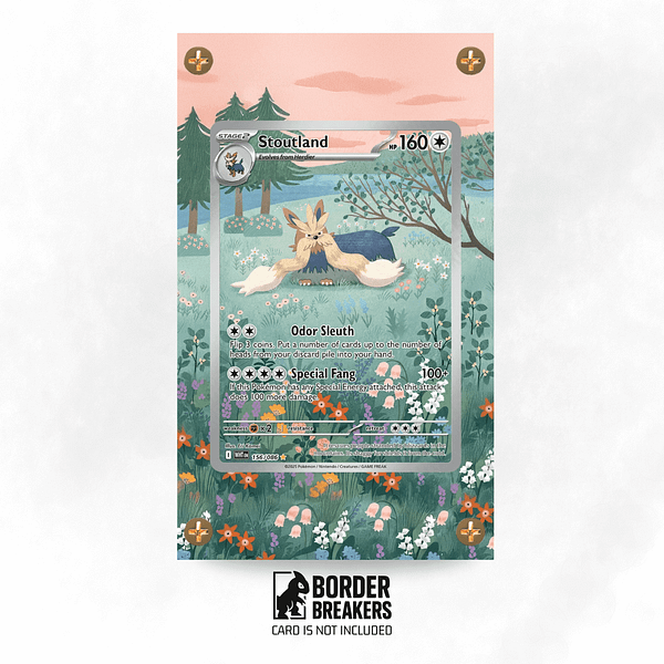 Stoutland 156/086 Pokémon Extended Artwork Display Case