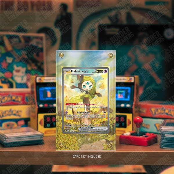 Meloetta 167/086 Pokémon Card Extended Art Display Case