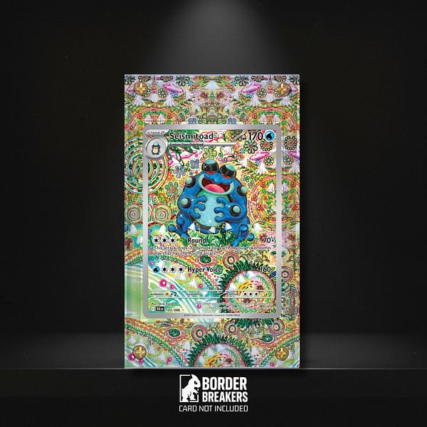 Seismitoad 105/086 Pokémon Extended Art Artwork Display Case