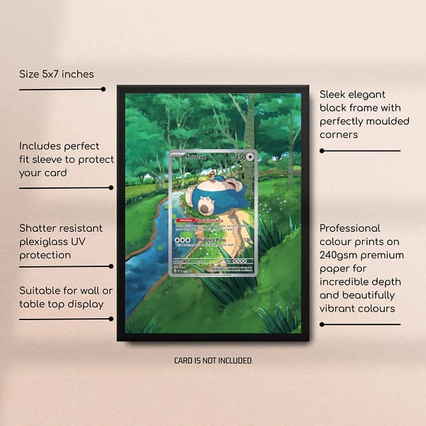 Snorlax Promo 051 Pokémon Extended Art Frame
