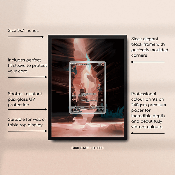 Charmander 168/165 Pokémon Extended Art Frame