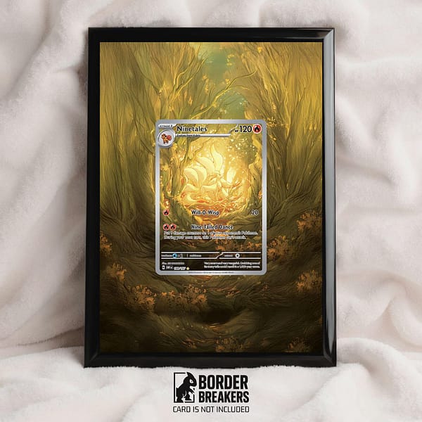 Ninetales 199/197 Pokémon Extended Art Frame - Obsidian Flames