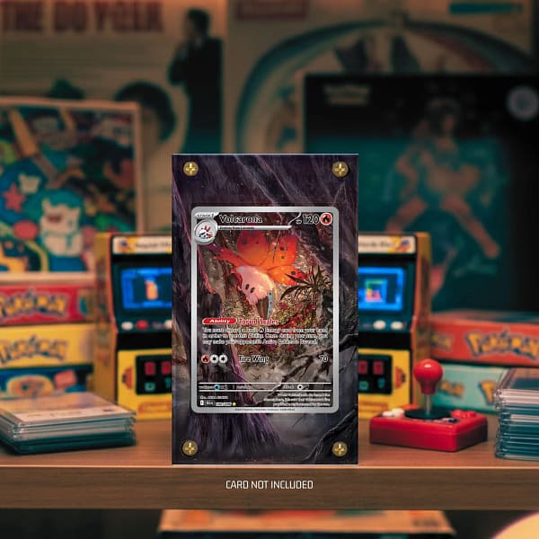 Volcarona 100/086 Pokémon Card Extended Art Display Case