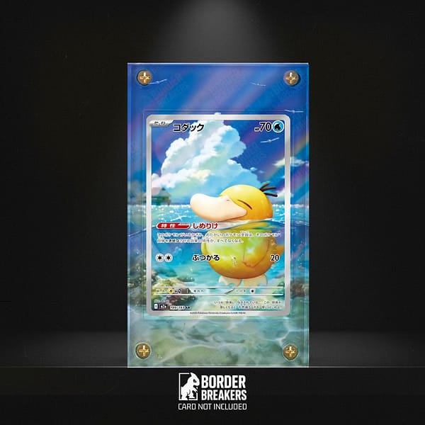 199/193 Psyduck Pokémon Card Extended Art Display Case