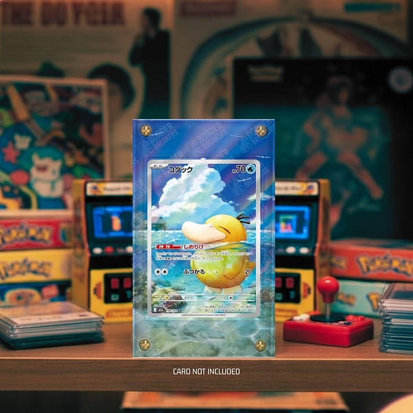 199/193 Psyduck Pokémon Card Extended Art Display Case