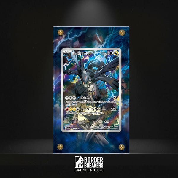 210/193 Zekrom Pokémon Card Extended Art Display Case