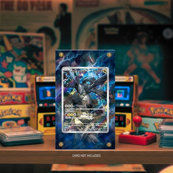 210/193 Zekrom Pokémon Card Extended Art Display Case