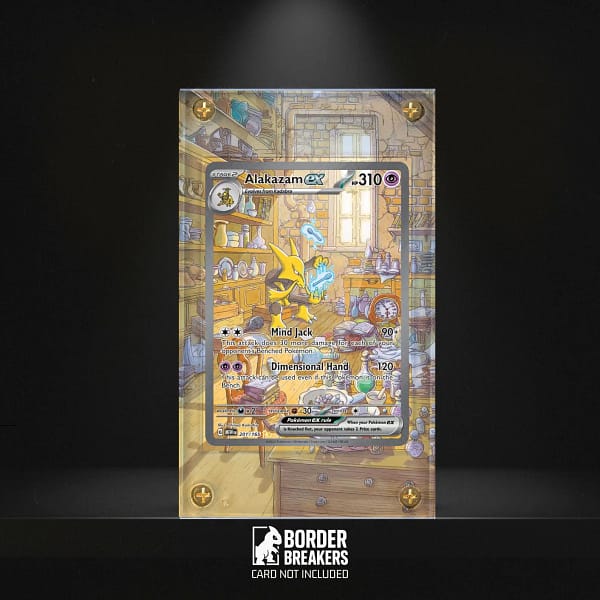 Alakazam 201/165 Pokémon Extended Art Display Case