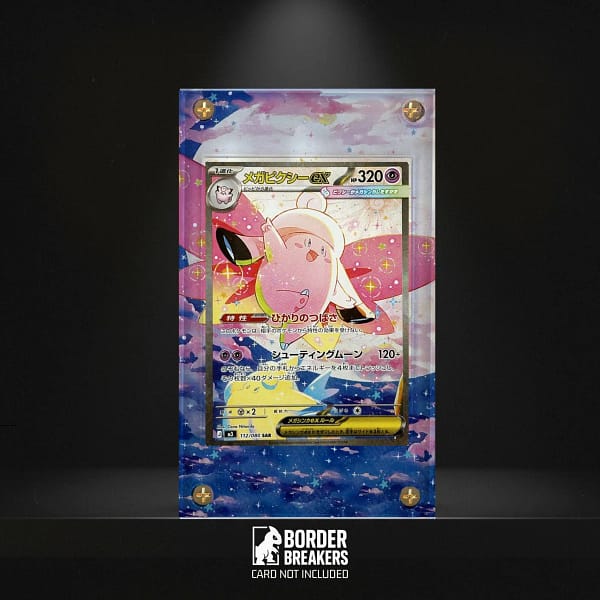 Mega Clefable ex 112/080 Pokémon Extended Art Protective Display Case
