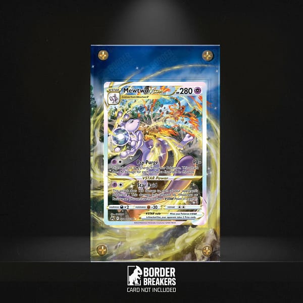 MewTwo V Star GG44/GG70 Pokémon Card Extended Art Display Case