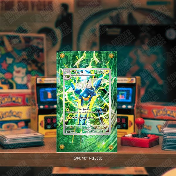 230/217 Vikavolt Pokémon Card Extended Art Display Case