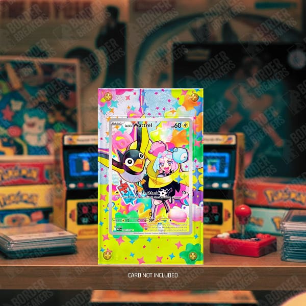 231/217 Wattrel Pokémon Card Extended Art Display Case