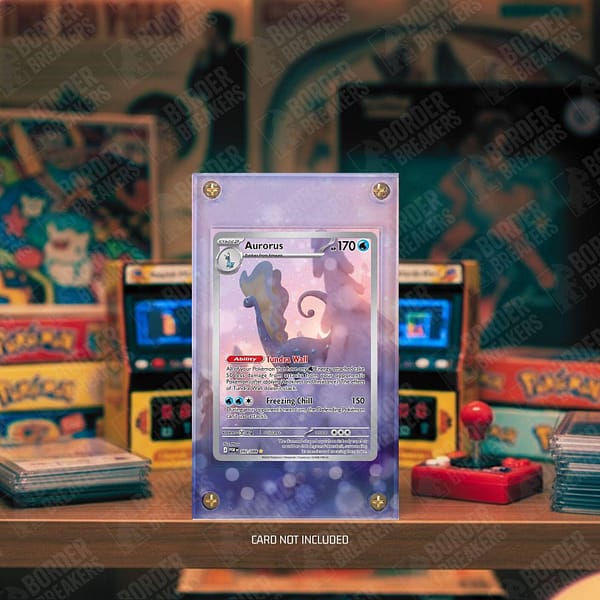 Aurorus 092/088 Pokémon Card Extended Art Display Case