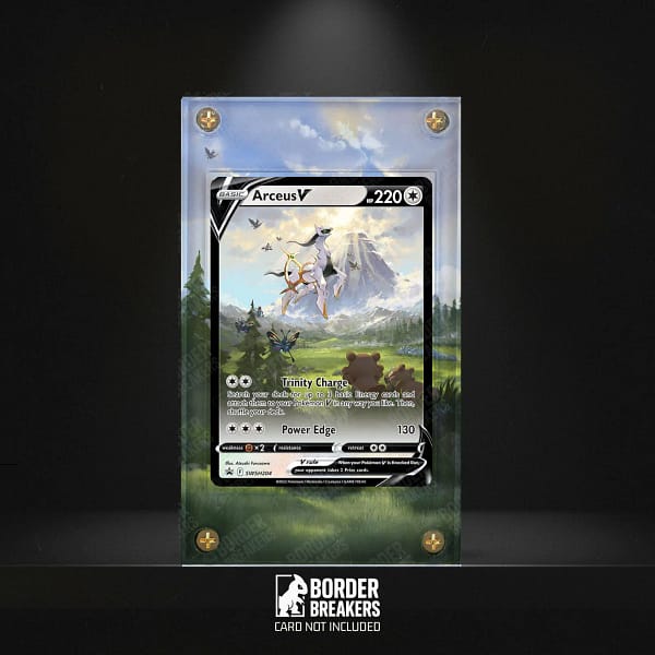Arceus V SWSH204 Pokémon Extended Art Protective Display Case