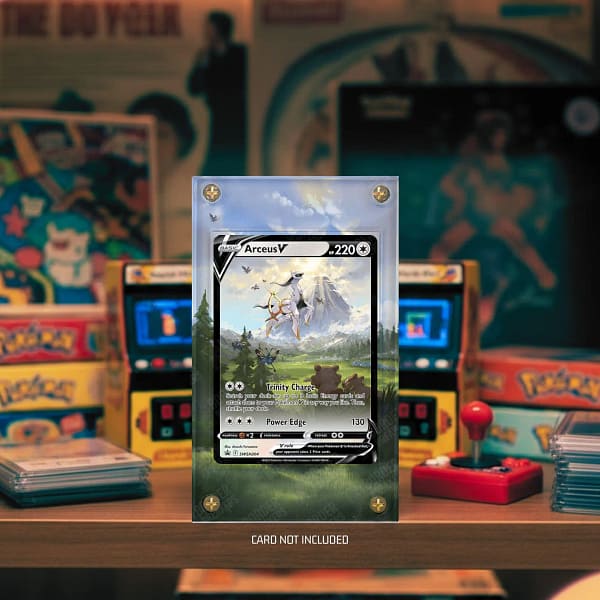 Arceus V SWSH204 Pokémon Extended Art Protective Display Case
