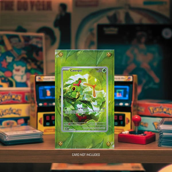 Caterpie 172/165 Pokémon Card Extended Art Display Case