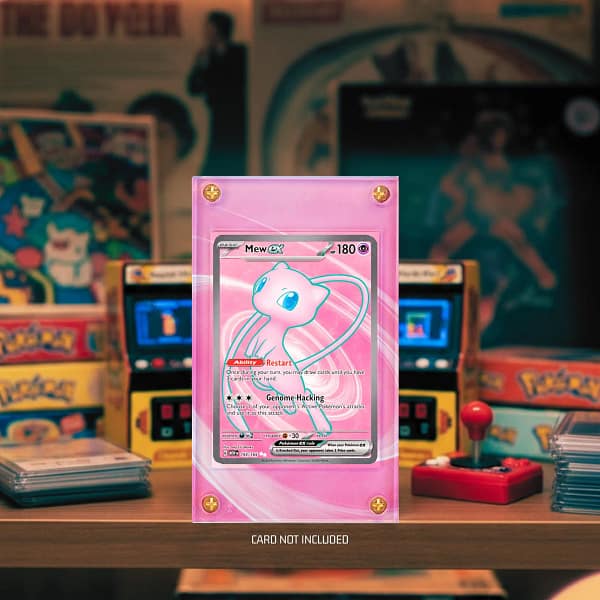 Mew ex 193/165 Pokémon Card Extended Art Protective Display Case