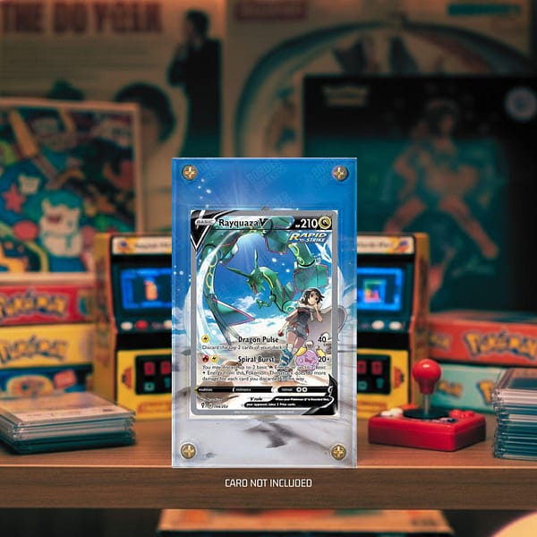 Rayquaza 194/203 Pokémon Extended Art Artwork Display Case