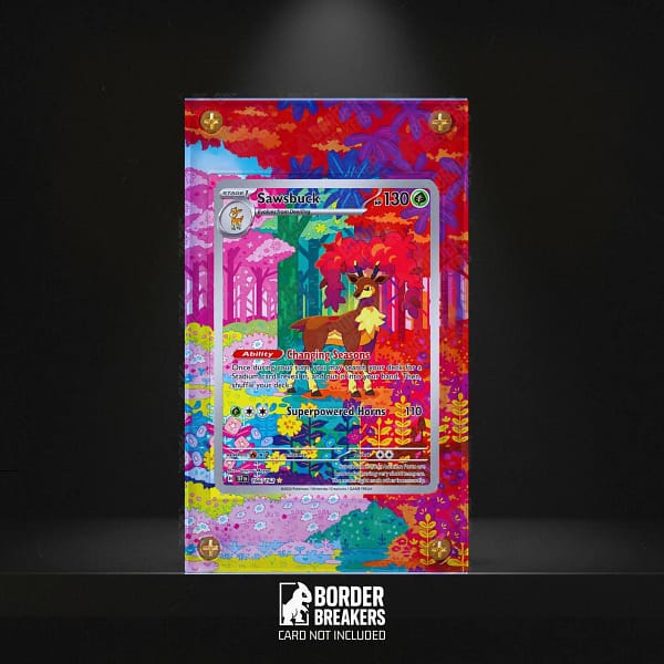 Sawsbuck 166/162 Pokémon Extended Art Display Case