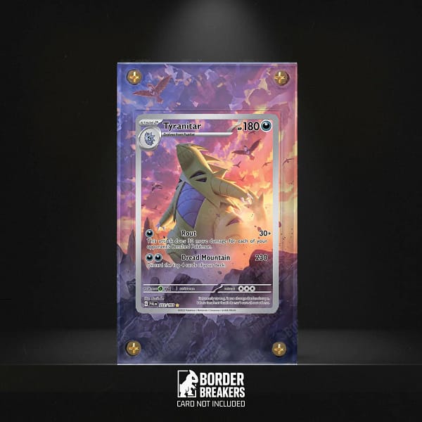 Tyranitar 222/193 Pokémon Extended Art Display Case